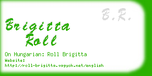 brigitta roll business card